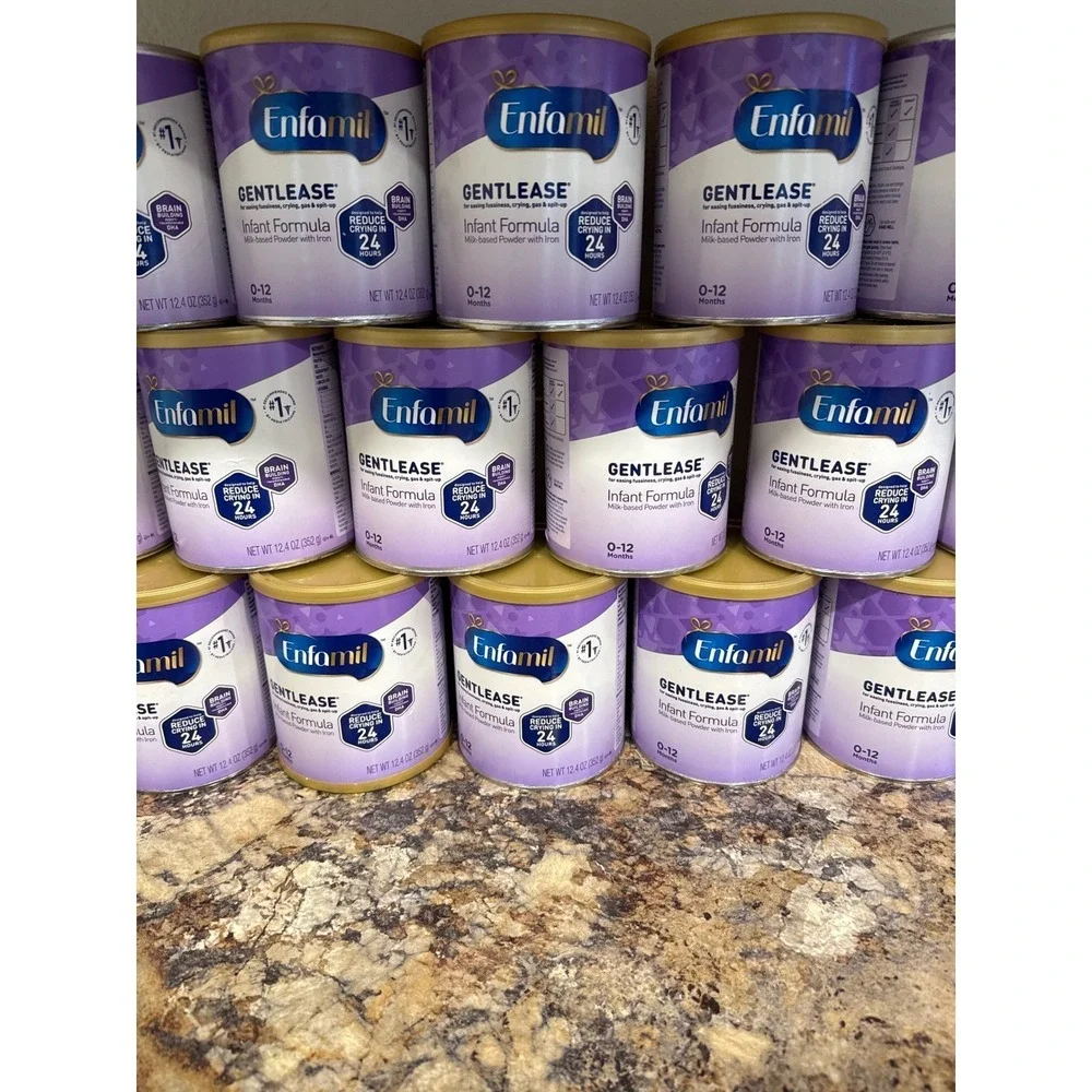 Enfamil Gentlease Infant Formula, 6 cans x 12.4oz/can, expire 2027+